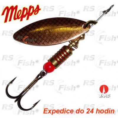 Mepps Rotační třpytka Aglia Long vel.0 2,5 g Měděná – Zboží Mobilmania