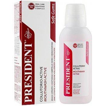 PresiDENT Safe Gums ústní voda bez alkoholu 200 ml