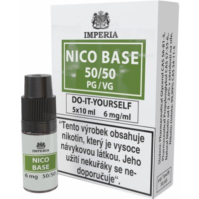 Imperia Nico Base Fifty PG50/VG50 6mg 5x10ml