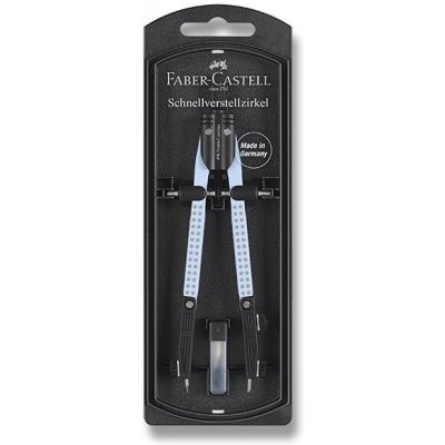 Faber-Castell Quick Set 740740 kružítko sky blue – Zbozi.Blesk.cz