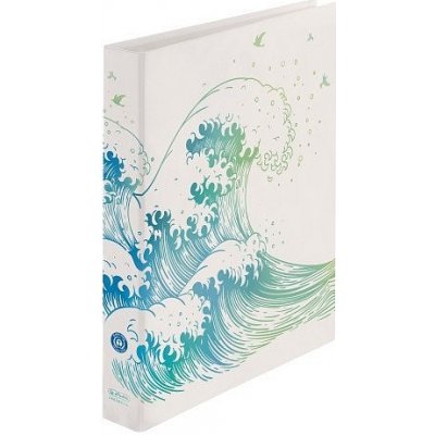 Herlitz Pořadač 2 kroužkový A4 2,5 cm GREENline Vlna – Sleviste.cz