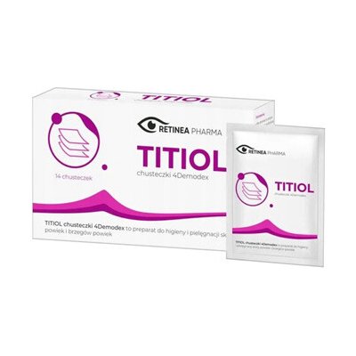 FitoBioTechnologie 4Demodex čistící ubrousky na oční okolí Titiol 14 ks – Hledejceny.cz