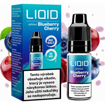 LIO Liquid Salt Blueberry Cherry 10 ml 16 mg – Hledejceny.cz