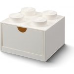 LEGO® stolní box 4 se zásuvkou 15,8 x 15,8 x 11,3 cm bílá – Hledejceny.cz