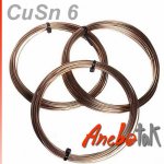 Bronzový drát měkký, 5 mm, (1 m) – Zboží Dáma