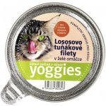 Yoggies s lososem a tuňákem v lahodné želé omáčce 85 g – Sleviste.cz