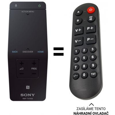 Dálkový ovladač Senior Sony RMF-TX100D – Hledejceny.cz