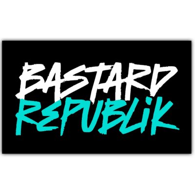 Samolepka Bastard Republik – Zboží Dáma