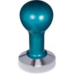 Buna Café Tamper kov modrý, nerez mat, plochý 58,35 mm – Sleviste.cz