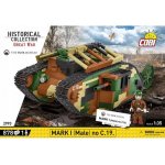 COBI 2993 Great War Britský tank MARK I (Male) C.19. 1:35 – Zboží Dáma