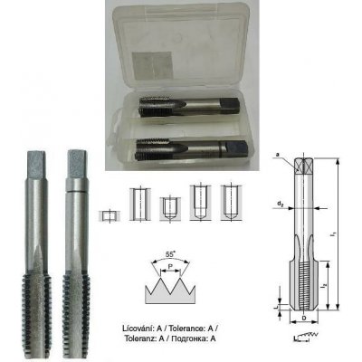 BUČOVICE TOOLS Závitník 3012 G1/2 SADA NO" 112 120 – Hledejceny.cz