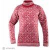 Pánský rolák Devold Svalbard sweater zip neck men bílá šedá