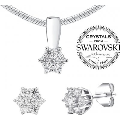 Stříbrný set šperků se Swarovski Zirconia JJJS2338 – Zboží Dáma