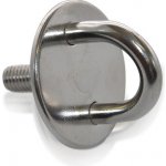 Deska s okem a šroubem kruhová, nerez A2, 8,0x50mm – Sleviste.cz