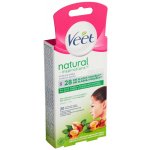 Veet s Arganovým olejem voskové pásky na obličej 20 ks – Zboží Dáma