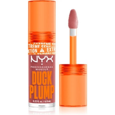 NYX Professional Makeup Duck Plump lesk na rty se zvětšujícím efektem 03 Nude Swings 6,8 ml – Sleviste.cz