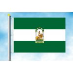 LIBEA, s.r.o. Andalusie vlajka Rozměr: 60×90 cm, Uchycení: Karabiny na stožár – Hledejceny.cz