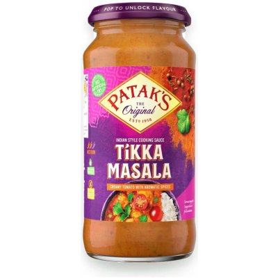 Patak's Tikka masala indická omáčka sklo 450 g – Hledejceny.cz