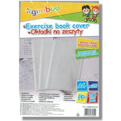 DONAU Obal na sešity A4 GIMBOO PP transparentní – Sleviste.cz