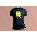 Sandratex dětské bavlněné tričko SpongeBob. tmavě šedá – Hledejceny.cz