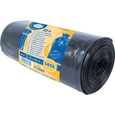 WIMEX Pytel 140L 60µ 25 ks černý – Zboží Dáma
