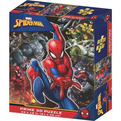 PRIME 3D PUZZLE Spiderman 500 ks – Hledejceny.cz