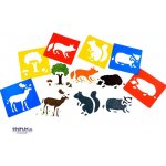 Eduplay Šablony LESNÍ ZVÍŘATA – Hledejceny.cz