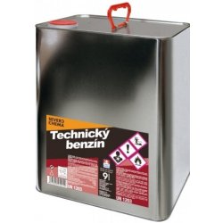 Severochema technický benzín, čistič, k odmašťování, 9 l