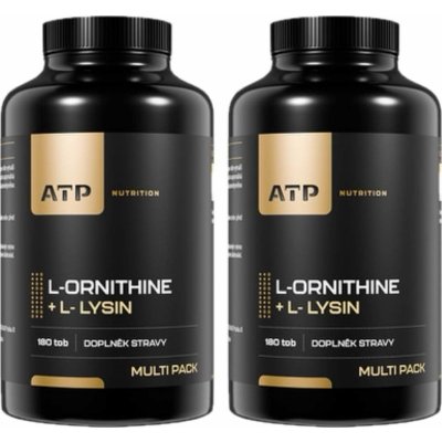 ATP Nutrition L-Ornithine + L-Lysin 180 kapslí – Sleviste.cz