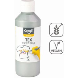 Creall Tex textilní barva 250 ml stříbrná