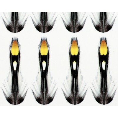 Sybai Umělé Peří Jungle Cock Substitute Natural 25 mm – Hledejceny.cz