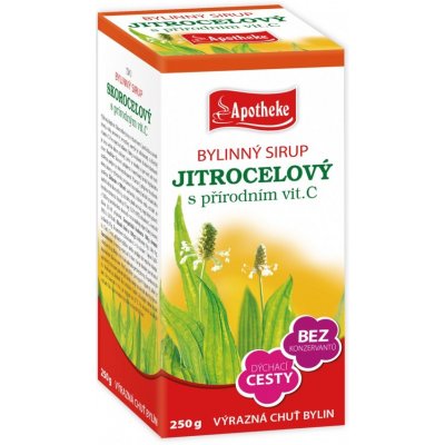 Apotheke Bylinný sirup Jitrocelový 250 g