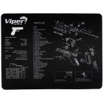 Viper Podložka pracovní GLOCK pryžová ČERNÁ – Sleviste.cz