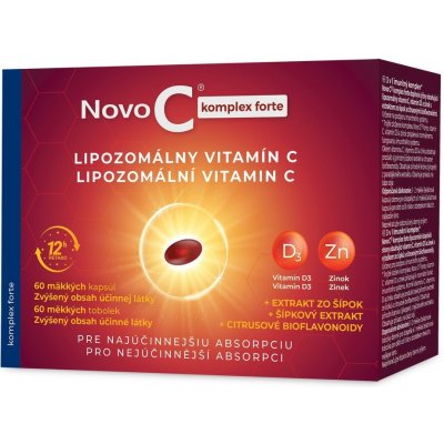 Nově C komplex forte lipozomální vitamin C 60 kapslí