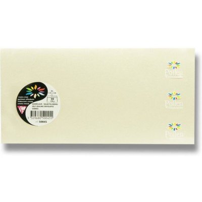 Dárková obálka Clairefontaine DL - perleťová krémová, 1 ks – Hledejceny.cz