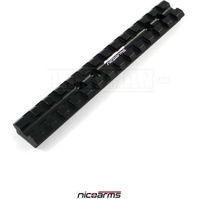 Nicoarms RA12522 hliníková lišta RIS 140 x 21 mm