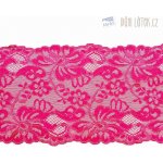 Elastická krajka růžová, 150 mm – Zboží Mobilmania