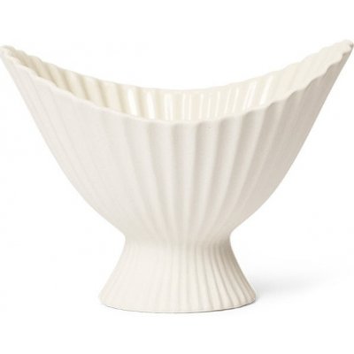 Living Mísa na ovoce Fountain kamenina bílá 19 x 13 cm – Zbozi.Blesk.cz