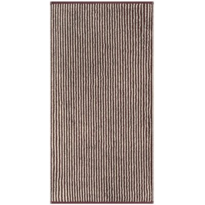 Cawö ručník Two Tone Stripes 480 bordó 50 x 100 cm – Sleviste.cz