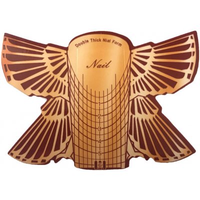 Expa nails expanails oboustranné šablony ervené 500 ks – Zboží Dáma