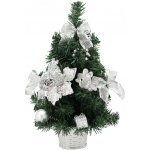 Pro-Tech shop Dekorativní vánoční stromeček 40cm stříbrný 69623 – Hledejceny.cz