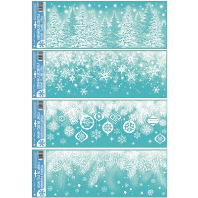 Okenní folie s glitrem 60x21cm – Hledejceny.cz