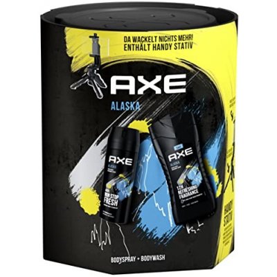 Axe Alaska deospray 150 ml + sprchový gel 250 ml + Selfie stativ dárková sada – Zboží Mobilmania