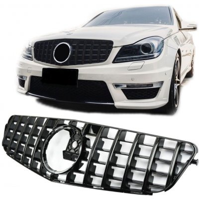 PROTEC Přední maska Mercedes W204 PANAMERICANA černá lesklá – Hledejceny.cz