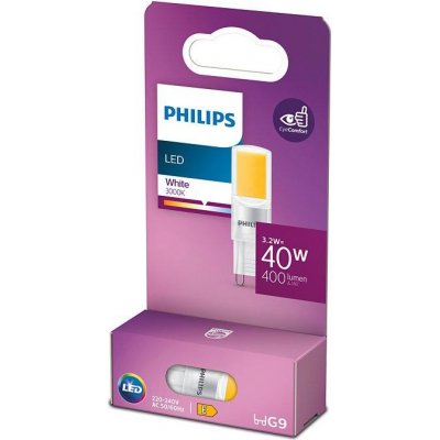 Philips LED žárovka G9 corn 3.2W = 40W 400lm 3000K Teplá bílá PHICLAB0125 – Zboží Mobilmania