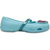 Dětské baleríny a espadrilky Crocs Lina Flat K ice blue