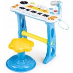 Eco Toys Klávesové varhany s mikrofonem mp3 modré