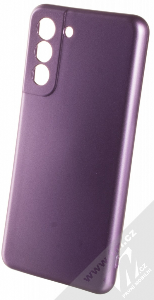 Pouzdro 1Mcz Metallic TPU ochranné Samsung Galaxy S21 FE fialové