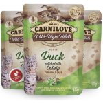 Carnilove Cat Pouch Duck Enriched & Catnip 85 g – Zbozi.Blesk.cz