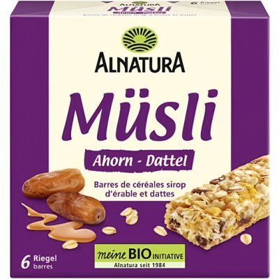 ALNATURA BIO Tyčinky Müsli 6ks 150 g – Hledejceny.cz